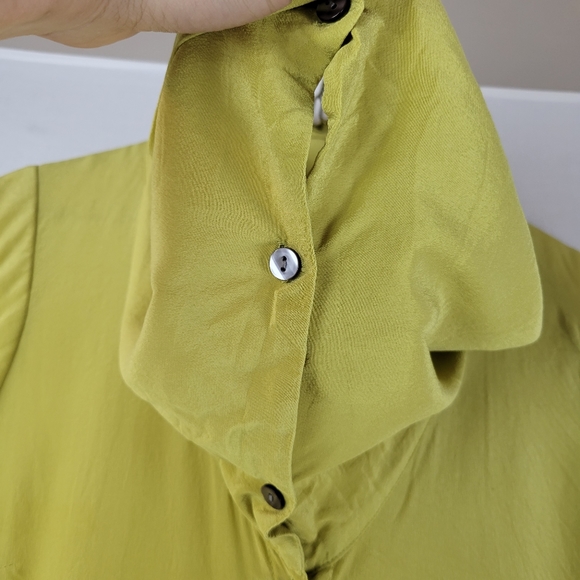 Anthropologie Fei Cowl Shawl Neck Silk Top - Picture 11 of 11